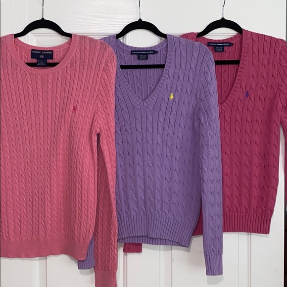 Polo Ralph Lauren Sweaters - Three Polo Ralph Lauren Sweaters